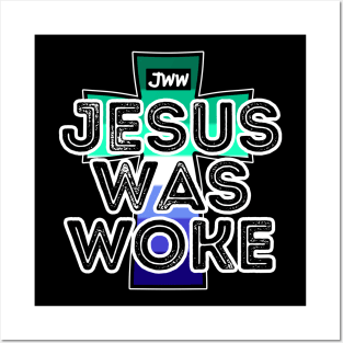 Jesus Was Woke - Gay Men Pride Posters and Art